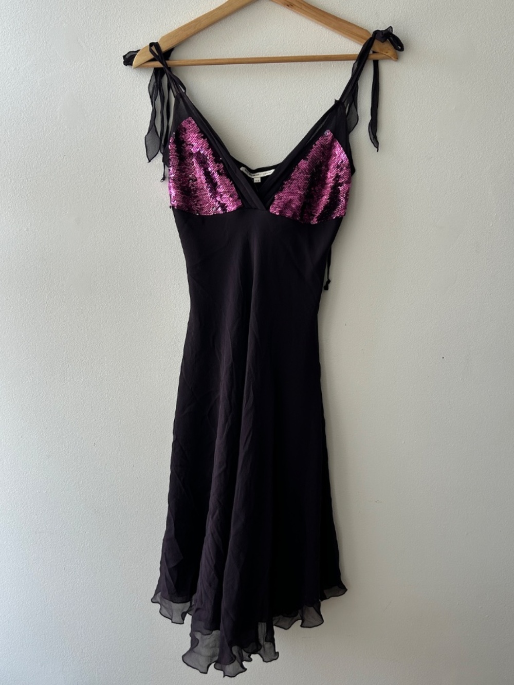 Vintage silk midi dress - Picture 2 of 6